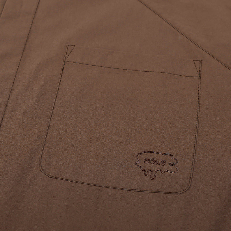 Unisex Shirt Casual Loose Cotton