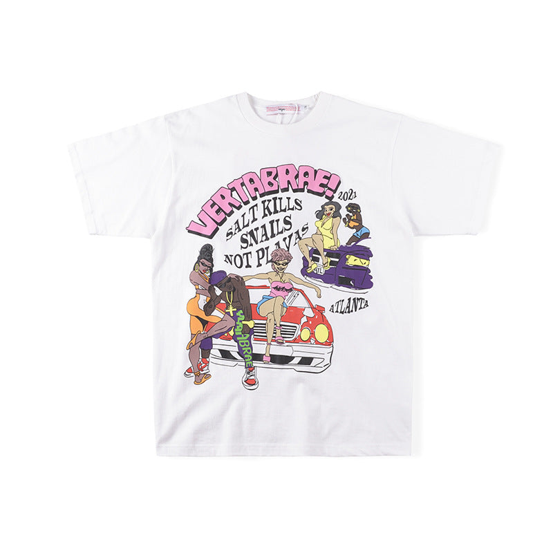 Vertebrae T Shirts Short Sleeves