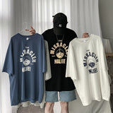 Men T Shirt Loose All-Match Casual
