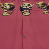 GUILTYPARTIES TIGER Shirts Skull Hawaiian Long Sleeve Shirt