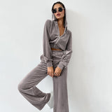 Women Co-Ords Hoodie Knitted Leisure