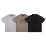 Fog Essentials T Shirts Spring Summer FOG Letter Crew Neck Pullover Short Sleeves