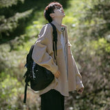 Men Shirts Loose Casual Jacket