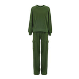 Women Co-Ords Autumn and Winter Loose Sports and Leisure