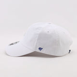 Dodgers and Yankees Baseball Cap 47brand Baseball Cap Female White Soft Top Small Icon La Embroidery