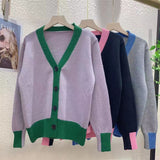 Women Knitted Cardigan Loose Casual Jacket