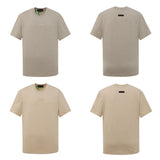 Fog Essentials tank Fog Essentials T Shirts Spring/Summer FOG Flocking Letter Crew Neck Short Sleeves