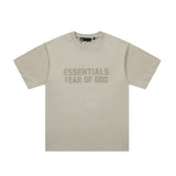 Fog Essentials T Shirts Spring/Summer FOG Season 9 Letter Crew Neck Short Sleeves