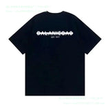 New Summer Luxury Brand T-shirt Men Tee Balaniegas Letter Pr
