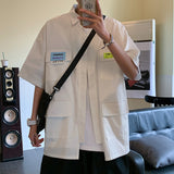 Men Shirts Summer Loose Oversize