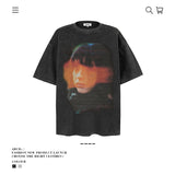American vintage street T-shirt vintage loose for men and women