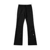 Men Jeans Scrape Hip Hop Punk Loose Hole