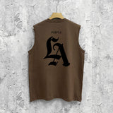 Purple Brand Tank T Shirts Sleeveless T-shirt Vest
