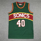 Vintage Seattle T Shirts Seattle Sonics Vintage Embroidered Basketball