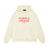 Purple Brand Hoodie Fashion Loose Hooded Sweater