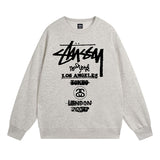 Stussy Sweatshirts Autumn/Winter Fleece Couple Sweatshirts