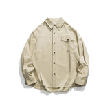 Unisex Shirt Retro Baggy Coat Casual