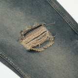 Men Jeans Loose Hole