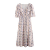 Women Dresses Age-Reducing Floral Dress