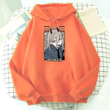 Anime Chainsaw Man Power Kawaii Print Plus Size Hoodie Women