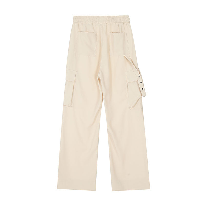Cargo Pants Ice Silk Multi-Pocket Cargo Pants Loose