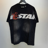 Hellstar T Shirt Vintage Old Loose Casual Short Sleeve T-Shirt