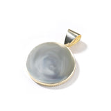 Jewelry Disc Pendant with Diamonds Hip Hop Necklace ins Alphabet Pieces Spectrum