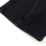 Men Jeans Scrape Hole Multi-Pocket Workwear