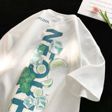 Men T Shirt Oversize Versatile Casual