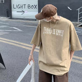 Men T Shirt Vintage Pure Cotton Heavy