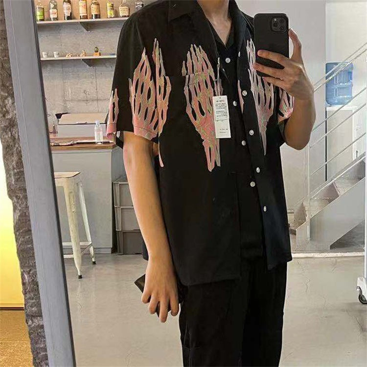 GUILTYPARTIES TIGER Shirts Short Sleeve Shirts Men