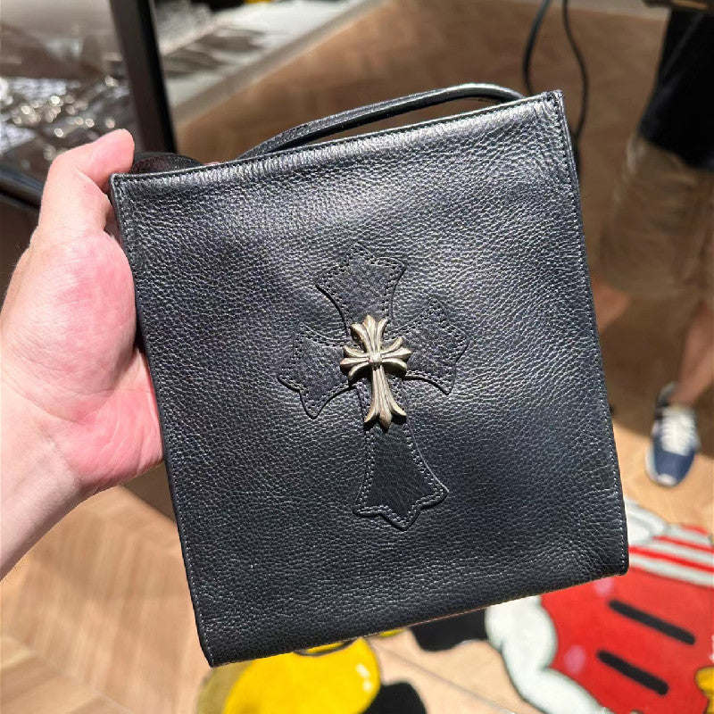 Chh Chrome Heart Leather Bag Women's Bag Fashion Premium Sense