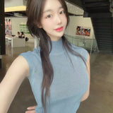 Women Vest Suspenders Knitted Vest Sexy Hot Girl