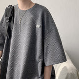 Men T Shirt Fashion Summer Loose All-Match Oversize