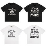 Fog Essentials T Shirts Spring/Summer FOG Letter Print Crew Neck Short Sleeves