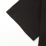 Denim Tears T Shirts Flame Wood Cotton Printed Loose Short Sleeve T-shirt