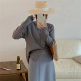 Women Knitted Cardigan Thermal Sweater