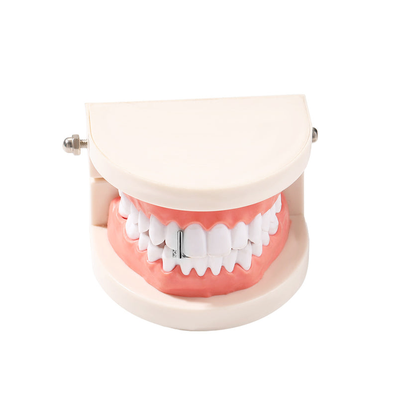 Grillz Single Braces Hip Hop Diamond Gold Teeth Spectrum