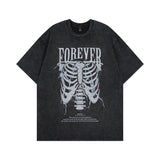 Men T-Shirt Cartoon Print Vintage