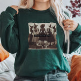 Vintage Girls Will Be Girls Witch Sweatshirt Funny Witch Swe