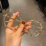 CHH Chrome Hearts Glasses Ultra Light Pure Titanium Vintage Polygon Eyewear Frames