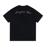 Synaworld T Shirts central cee letter print loose t-shirt