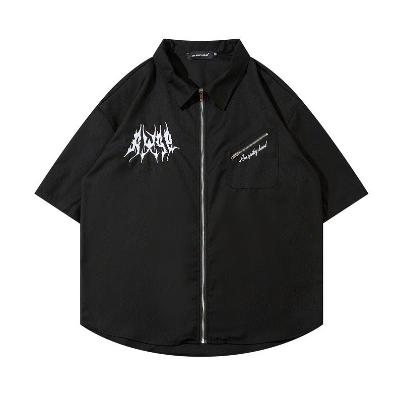 Short Sleeve Shirt Loose