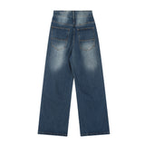 Men Jeans Hole Special-Interest Design Stitching