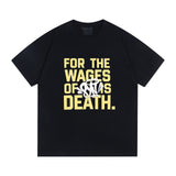 Synaworld T Shirts central cee Short Sleeve Classic Letter L Loose Casual T-Shirt