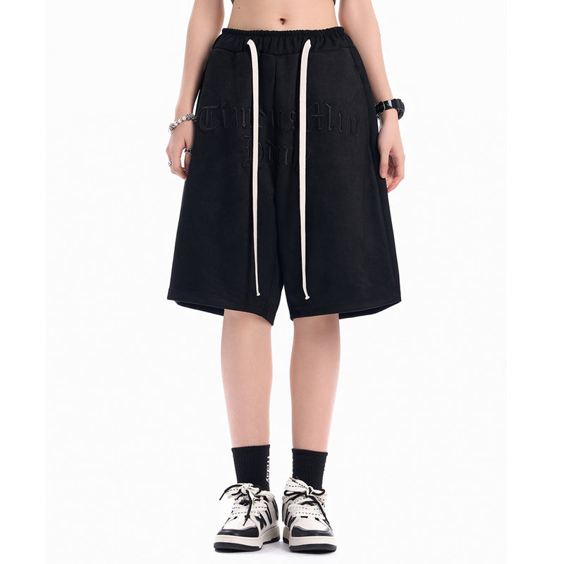 Men Shorts Embroidery Loose Summer Leisure Sports