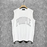 Purple Brand Tank T Shirts Sleeveless T-shirt Vest
