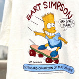 Fog Essentials T Shirts Spring and Summer FOG Joint Series Cartoon Pattern Crew Neck Short Sleeves