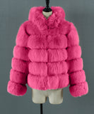 Women Fur Jacket Fashion Plush Coat