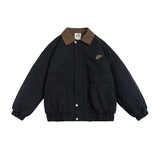 Unisex Coat Retro Lapels Loose Winter